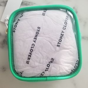 NWT Stoney Clover Lane Clear Front Mini Pouch in Avocado